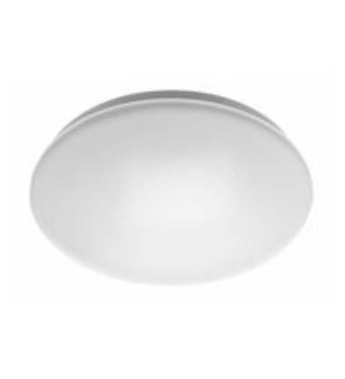 Imagine plafoniera rotunda alba cu led 18W & senzor de miscare - lumina alba - IP54