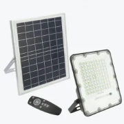 Imagine Proiector SOLAR cu LED si TELECOMANDA 300W L.ALBA IP65 grafit