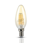 Imagine BEC LED 240V LUMANARE E14 10W LUMINA calda - MAT