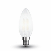 Imagine BEC LED 240V LUMANARE E14 10W LUMINA calda - MAT