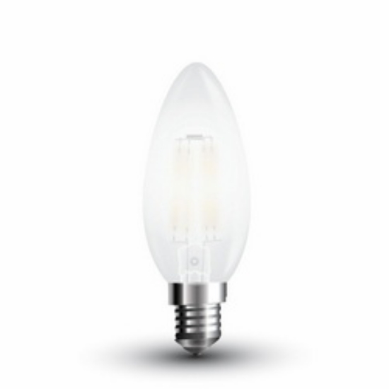 Imagine BEC LED 240V LUMANARE E14 10W LUMINA calda - MAT