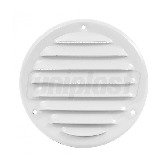 Imagine grila de ventilare ROTUNDA 150 ALBA