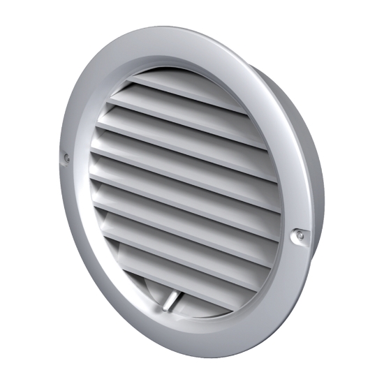Imagine grila de ventilare ROTUNDA 150 ALBA