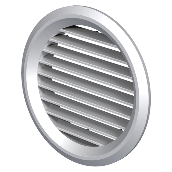 Imagine grila de ventilare ROTUNDA 150 ALBA