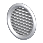 Imagine grila de ventilare ROTUNDA 150 ALBA