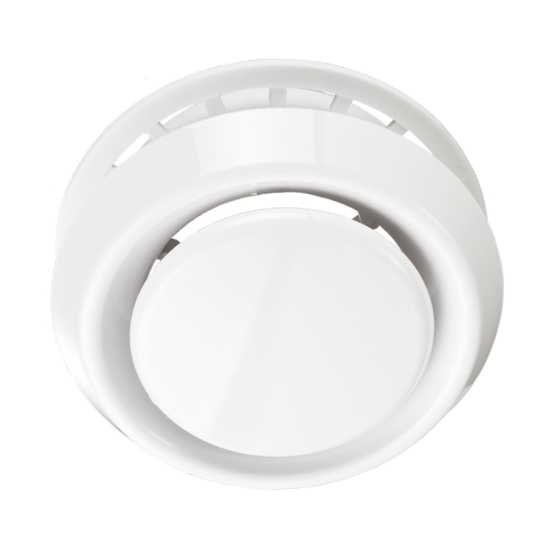 Imagine grila de ventilare ROTUNDA 150 ALBA