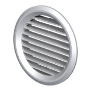 Imagine grila de ventilare ROTUNDA 150 ALBA