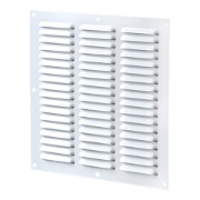 Imagine grila de ventilare PATRATA 100x100 ALBA