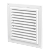 Imagine grila de ventilare PATRATA 100x100 ALBA