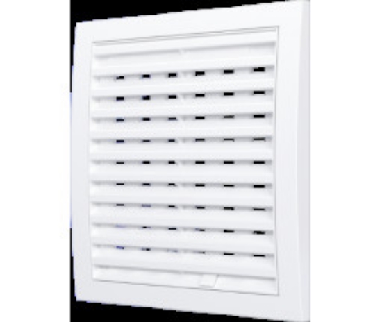 Imagine grila de ventilare PATRATA 200x200 ALBA