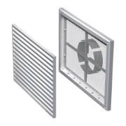Imagine grila de ventilare PATRATA 250x250 ALBA