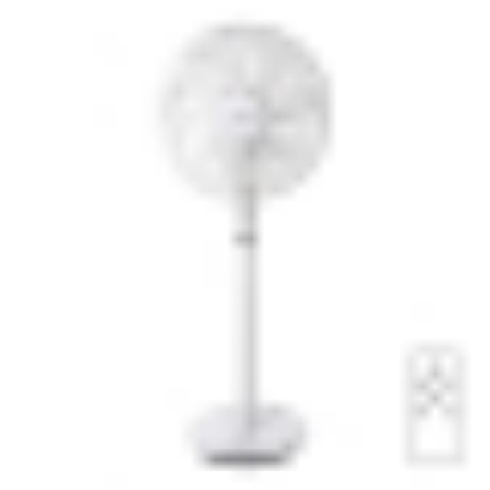 Imagine Ventilator cu picior & telecomanda 45W alb