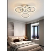 Imagine Ventilator de tavan 35W & plafoniera 22W - satinat & stejar
