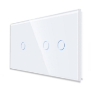 Imagine Intrerupator din sticla "WiFi smart" dublu (touch)