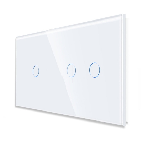Imagine Intrerupator din sticla "WiFi smart" dublu (touch)