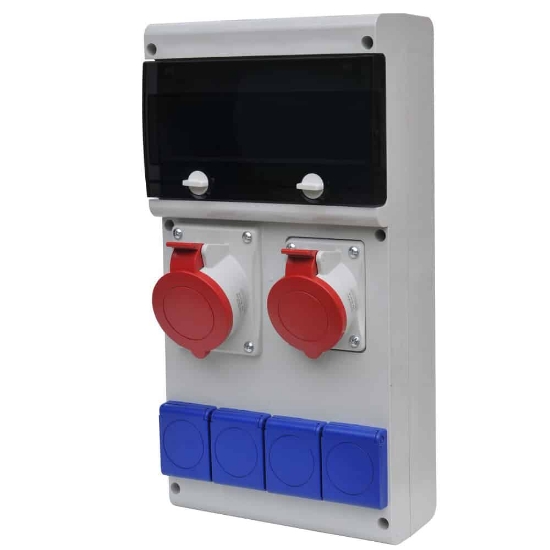 Imagine ORGANIZARE SANTIER IND 5P 1X32A 1X16A 4XSCHUKO