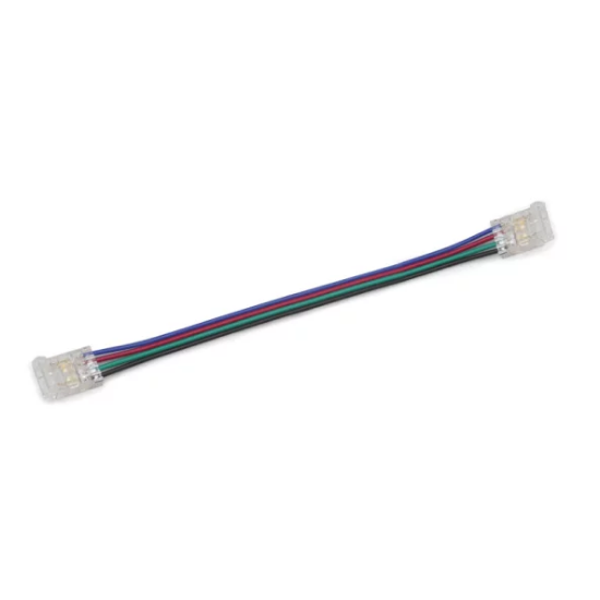 Imagine 2 CONECTORI PENTRU BANDA LED COG RGB CU CABLU (10mm)