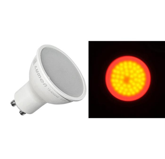 Imagine BEC LED 230V GU10 2,5W LUMINA ROSIE 105°