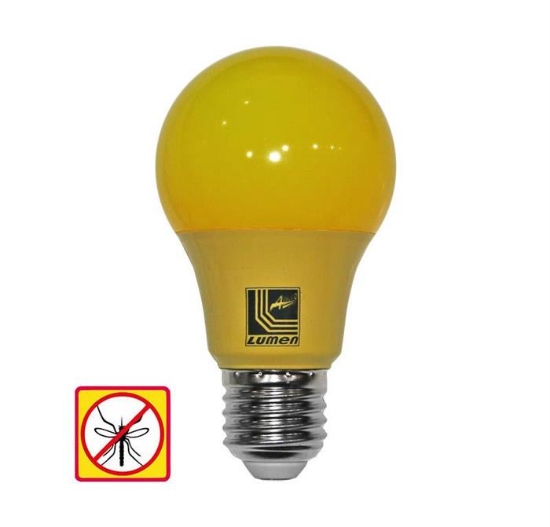 Imagine BEC LED 230V TIP "PARA" E27 10W LUMINA galbena - ANTIINSECTE