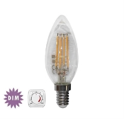 Imagine BEC LED-COG 4W LUMANARE DIMABIL E14 230V LUMINA calda CLAR