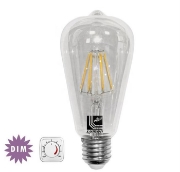 Imagine BEC LED-COG 6W DIMABIL"AVOCADO" E27 230V LUMINA calda CLAR