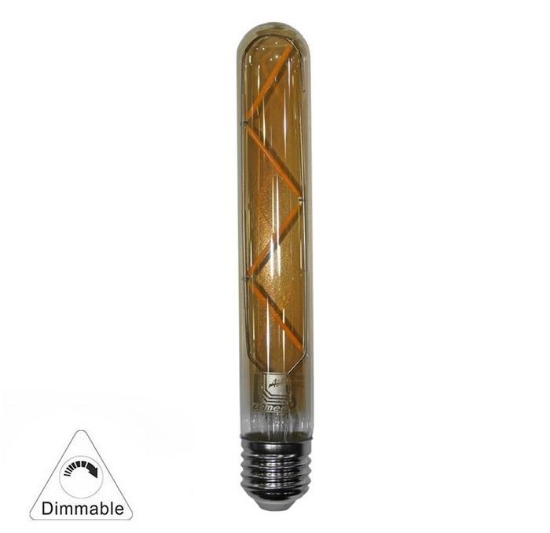 Imagine BEC LED-COG 6W DIMABIL"TUB" L:225mm E27 230V LUMINA calda AURIU