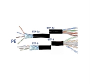 Imagine CABLU FTP CAT.6 4x2x23AWG - negru (PE)
