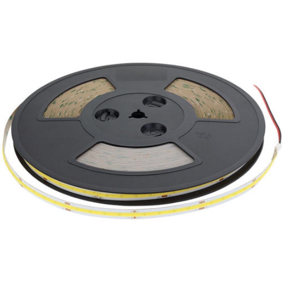 Imagine Bandă LED COB 10mm 6W 48V DC 3000K 504 LED/m 540lm IP44 PRO – rolă 25m (145-72602) Eurolamp