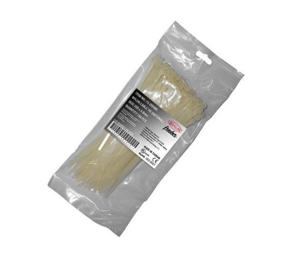 Imagine COLIERE CABLU 310X4,8MM ALB