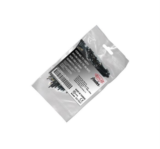 Imagine COLIERE CABLU 100X2.5MM NEGRU