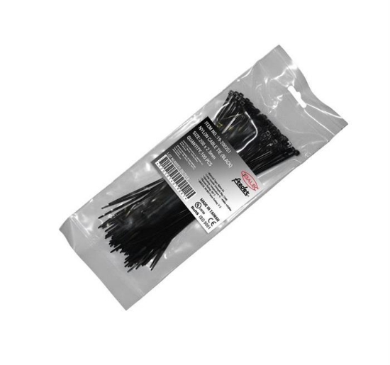 Imagine COLIERE CABLU 165X2,5MM NEGRU