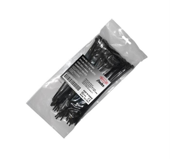 Imagine COLIERE CABLU 200X4,8MM NEGRU