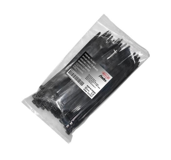 Imagine COLIERE CABLU 300X7,6MM NEGRU