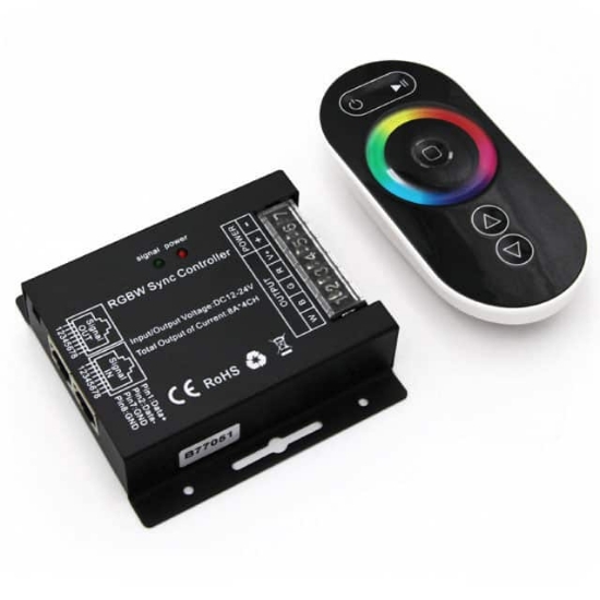 Imagine Dimmer & controler cu telecomanda 12/24V 32A RGB+W 30-381224