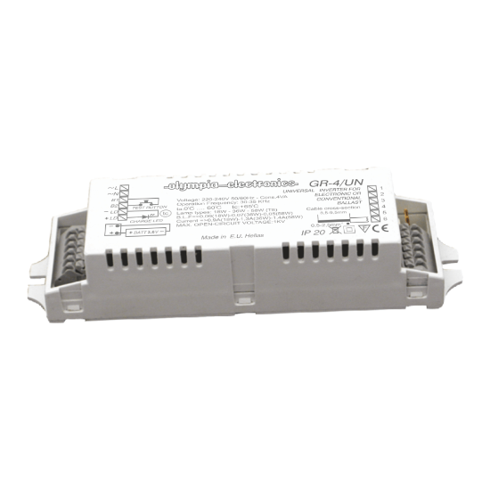 Imagine Convertor cu baterie 3,6V/1,5Ah Ni-Cd IP 20 (18W to 58W)
