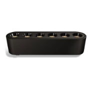 Imagine Corp (lentile la 36 grade) cu LED 6w pentru sina 40VDC lumina calda - negru