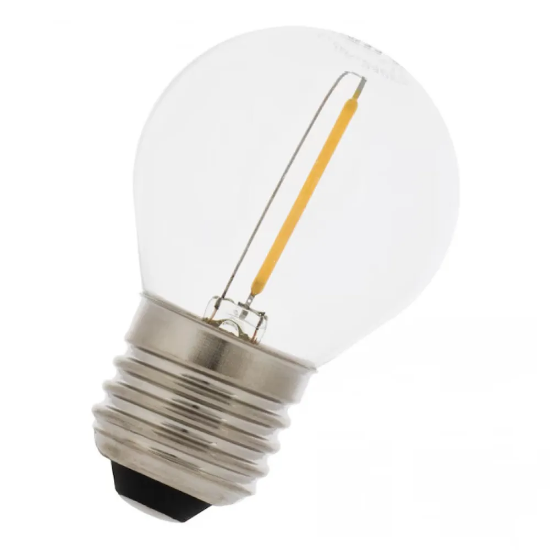 Imagine BEC CU LED FILAMENT BULB G45 TRANSPARENT 1W 90LM E27 4000K 220-240V TEMPERATURA:-30C+45C (147-78253)EUROLAMP