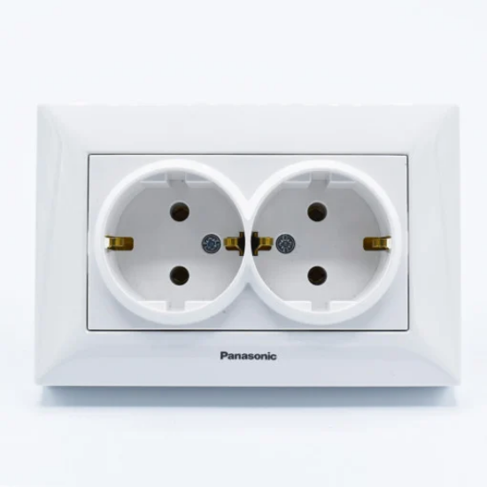 Imagine PRIZA SCHUKO DUBLA ARKEDIA PANASONIC ST P-AS2