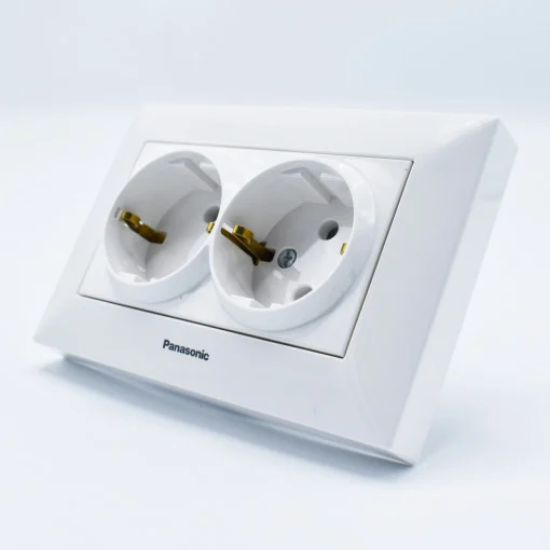 Imagine PRIZA SCHUKO DUBLA ARKEDIA PANASONIC ST P-AS2