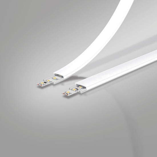 Imagine PROFIL APLICAT FLEXIBIL DIN ALUMINIU 2000X18X5 90G (145-70904)EUROLAMP