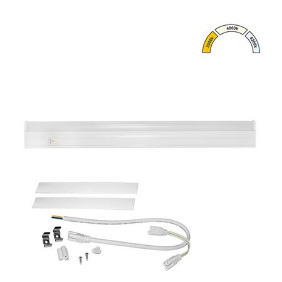 Imagine CORP ALB INTERCONECTABIL(tip T5) CU INTRERUPATOR LED 5W CCT L:305mm