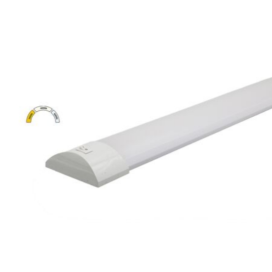 Imagine CORP ALB OVAL CU INTRERUPATOR LED 18W CCT L:600mm