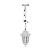 Imagine Corp cu lant policarbonat 931 "PT" h:84cm ALB E27 IP44