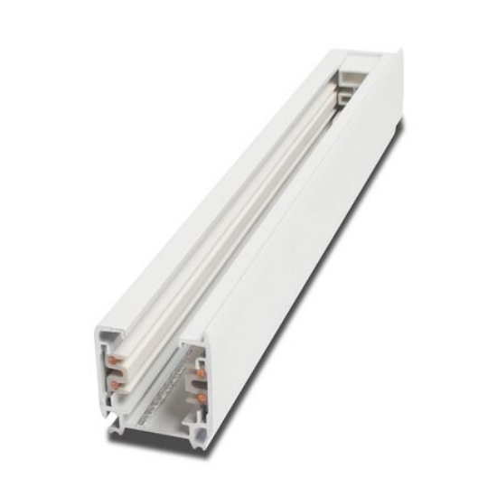 Imagine Sina din aluminiu aparenta 230V - L:2m - alba