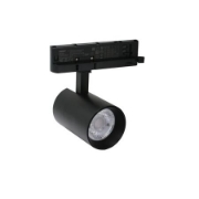 Imagine Spot cu LED 20w pentru sina 230V lumina calda 38o- negru