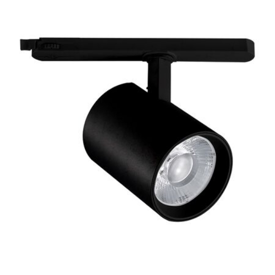Imagine Spot cu LED 30w pentru sina 230V lumina calda 38o- negru