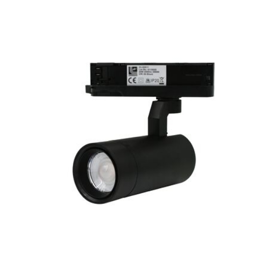 Imagine Spot cu LED 20w pentru sina 230V lumina alba 20o…60o- negru