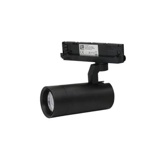 Imagine Spot cu LED 40w pentru sina 230V lumina calda 20o…60o- negru