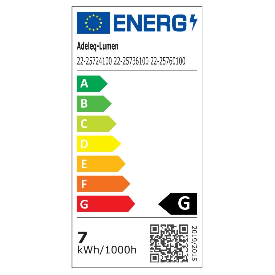 Imagine Corp suspendat cu LED 7w pentru sina 40VDC lumina calda - negru