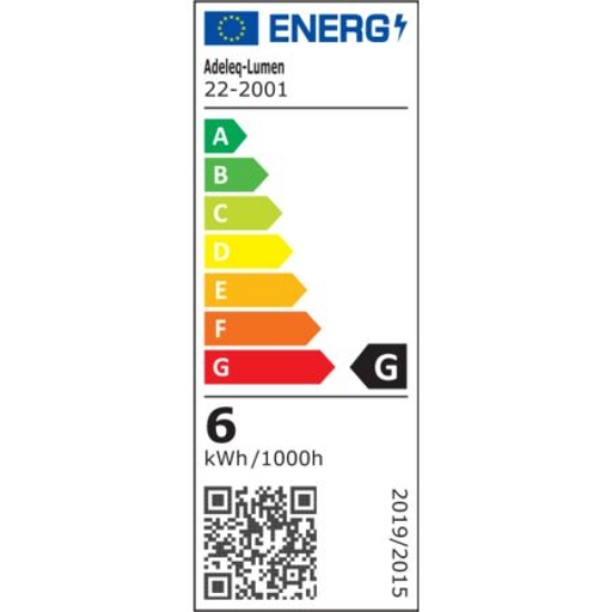 Imagine Corp cu LED 6w pentru sina 40VDC lumina alba - alb